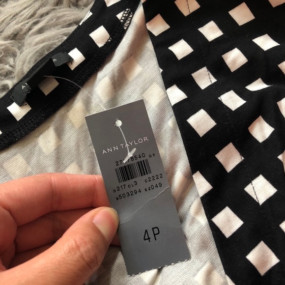 NWT Ann Taylor Flutter Sleeve Wrap Dress - Picture 8 of 8